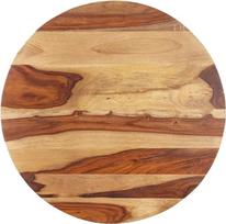 Stalo viršus Medžio masyvo viršus Keičiamasis stalo viršus Medžio masyvo stalviršis valgomojo stalui Palisandras Medžio masyvo apvalus 15-16 mm 40 cm