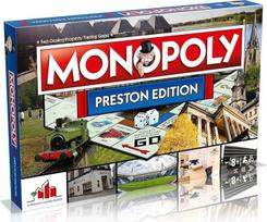 Stalo žaidimas "Winning Moves Preston Monopoly", keliaukite į Harris muziejų ir meno galeriją, Karališkąją Prestono ligoninę arba Deepdeilą ir keiskite savo kelią į sėkmę, 2-6 žaidėjai - puiki dovana
