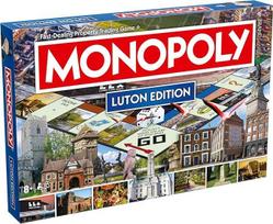 Stalo žaidimas "Winning Moves Luton Monopoly", "Eik į priekį lentoje ir veik sėkmingai", dovana 8 metų ir vyresniems vaikams