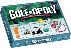 Stalo žaidimas „Golf-Opoly“ – šeimos žaidimas suaugusiems ir vaikams – 2–6 žaidėjai – strateginis žaidimas nuo 8 metų – žaidimas „Tea to Green“