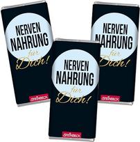 STEINBECK dovanų šokoladas „Maistas nervams“ – 3 vnt. rinkinys – 3 x 30 g plytelės