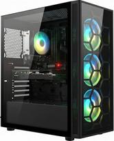 STGsivir žaidimų kompiuteris, Ryzen 7 5700X, RTX 3060 12G, 16G DDR4, 1T SSD | Žaidimų kompiuteris, skirtas transliacijoms, vaizdo montavimui, namų darbams, iki 4,6 GHz, WLAN 6, BT 5.0, 4K, HDMI, DP, „Win11 Pro“, ARGB