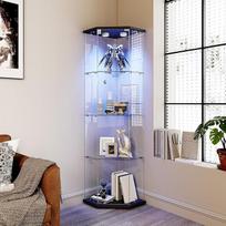 Stiklinė vitrina su LED, stiklinė vitrina, 4 sluoksnių stiklo ir medinio pagrindo, stiklinė vitrina, 1 durys ir užraktas, stiklinė vitrina, stiklinė vitrina, stiklinė vitrina, kolekcinė vitrina