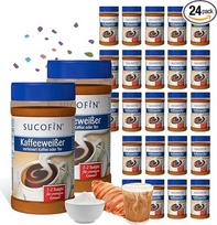 SUCOFIN Kavos baliklis 24 x 400 g lengvai tirpsta, idealiai tinka kavai ir arbatai, ilgai išlieka, puikiai tinka maitinimo įstaigoms, kavinėms, biurams, kepykloms - 24 pakuotės kreminiam malonumui