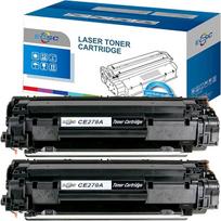 Suderinamas tonerio kasetės pakaitalas, skirtas spausdintuvams „HP LaserJet Pro M1536dnf“, „P1566“, „P1606dn“, „CE278A“ (juodos spalvos, 2 vnt. rinkinys)
