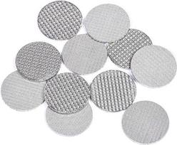 Sukepintas filtravimo diskas iš 304 nerūdijančio plieno, 20 µm, apvalus vielinis tinklelis, 8 mm (18 mm × 200 mikronų × 10 vnt.)