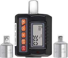 Sukimo momento raktas su 1/2 colio skaitmeniniu sukimo momento matuokliu, itin tikslus, 200 Nm, reguliuojamas elektroninis sukimo momento matuoklis, profesionalūs remonto įrankiai, skirti sukimo momento raktams (200 N·m)