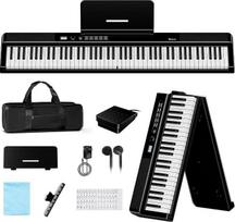 Sulankstomas skaitmeninis pianinas su 88 klavišais, pusiau sveriamais klavišais, „Bluetooth“ ir MIDI funkcijomis