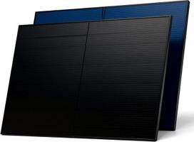 SUNNIVA® saulės kolektorius, 2 x 500 W, visiškai juodas, dvipusis stiklinis fotovoltinis modulis – PMax 1000 W (2 x 500 W), dvipusis N-tipo, skirtas balkono elektrinei arba fotovoltinei saulės energijos sistemai
