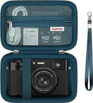 Supmay fotoaparato dėklas skaitmeniniam fotoaparatui Fujifilm X100VI / X100V, mėlynas, lagaminas