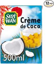 SUZI WAN kokosų grietinėlė, 500 ml (12 vnt. pakuotė)
