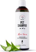 Švelnus šampūnas šunims „Sensitiv Fell“ su aloe vera - Drėkinantis šampūnas, skirtas visų veislių šunims ir visų tipų kailiui - Šunų šampūnas nuo nemalonaus kvapo, 250 ml | Švelnus šampūnas su aloe vera ir pantenoliu, neutralaus pH, švelniai valo visų tip