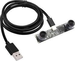 SVPRO Global Shutter USB kamera su M12 dvigubu objektyvu 1200P 60fps pramoninė kamera, skirta automobiliams VR 3D spausdintuvui, robotikos kamerai USB prijungimo kamera, skirta "Windows", "Linux", "Android", "Mac OS