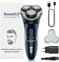 SweetLF Wet & Dry Electric Shaver Beaver Vyrų įkraunamas skustuvas Waterproof 3 rotacinės galvutės skutimuisi