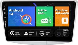 SXAUTO Integruotas DAB Android 12 IPS automobilinis radijas Passat B6 /B7 Magotan/CC (2010-2018) - Integruotas Carplay/Android Car - Kamera + MIC - 4G + 64G - 360-CAM vairo valdymas Fast Boot - 2 DIN 10.1