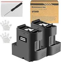 T04D1 / T04D100 techninės priežiūros dėžutė, suderinama su Epson ET-4850 ET-4856 ET-5150 ET-5170 ET-15000 ET-M1170 ET-M1180 ET-M2170 ET-M3180 Spausdintuvo techninės priežiūros dėžutė C1344ttT04D100 Likusio rašalo konteineris 2 pakuotės