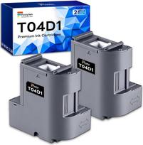 T04D1 T04D100 Rašalo priežiūros dėžutė, suderinama su spausdintuvais ET-4750, ET-4850, ET-3750, ET-15000, ET-3700, ET-4856, ET-5150, ET-5170, Priežiūros dėžutė T04D1/T04D100 0 C13 T04D100 Atliekų rašalo talpykla