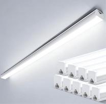 T8 LED šviesos šaltinis drėgnoms patalpoms, 36 W, 100 cm, plokščias lubinis šviestuvas, 10 vnt. rinkinys
