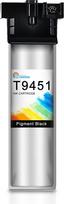 T9451 spausdintuvo juodos spalvos kasetės, suderinamos su „Epson T9451“, skirtos „WorkForce Pro“ modeliams: WF-C5210, WF-C5290, WF-C5710, WF-C5790, WF-C5210DW, WF-C5290DW, WF-C5710DWF, WF-C5790DWF, WFC5210, WFC5290