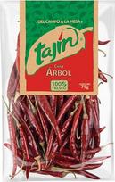 TAJIN „Chili de Arbol“ – džiovinti čili pipirai sveiki | Aštrus, dūminis skonis – meksikietiškas prieskonis, skirtas patiekalams pagardinti, salsoms ir marinatams