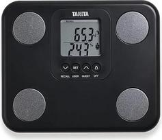 TANITA BC-730 skaitmeninės vonios svarstyklės – pažangios kūno svorio ir riebalų kiekio svarstyklės. Kompaktinės kūno svarstyklės su 9 rodmenimis, LCD ekranu, vonios svarstyklės, juodos spalvos