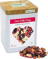 TeaLaVie - Vaisinė aviečių arbata su vanile (100g) "One Smile A Day" - Vaisinė arbata