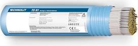 TECHNOLIT TS 91 universalus elektrodas 4,0 mm, 5 kg, rutilo-celiuliozės | Suvirinimo elektrodai, skirti plienui ir surinkimui, visoms suvirinimo padėtims, šlakas lengvai pašalinamas, išbandyti pagal DB + TÜV standartus, 420 MPa