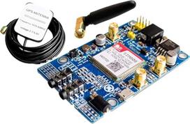 TECNOULAB SIM808 GPRS GSM modulis GPS kūrimo plokštė IPX SMA su GSM GPS antena Pakuotė 1 vnt.