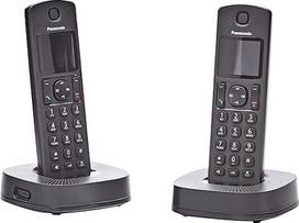 Telefonas Panasonic KXTGC312SPB DUO (1 tel. + 1 maitinimo prietaisas)