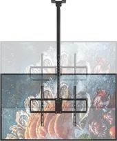 Televizoriaus lubinis laikiklis, skirtas 50–100 colių ekranams, 80 kg apkrova, reguliuojamas aukštis 115–170 cm, Pasukamas ir pakreipiamas TV laikiklis luboms su VESA iki 800 x 600 mm, skirtas komerciniam naudojimui ir namų kinui | Reguliuojamas aukštis 1