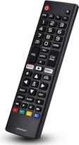 Televizoriaus nuotolinio valdymo pultas AKB75095308, skirtas „LG“ „Ultra HD“ televizoriams su „Netflix“ ir „Amazon“ mygtukais – tinka „LG“ televizoriams 28MT49S, 32LJ610V, 43UJ630V, 43UJ634V. Universalus nuotolinio valdymo pultas