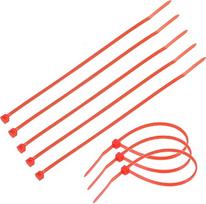 TERF 10 Pack Cable Ties 530mm x 9.0mm Premium Nylon Secure Self Locking Mechanism Plastikiniai kaklaraiščiai namams, biurui, sodui, garažui, dirbtuvėms, dirbtuvėms, "pasidaryk pats", raudona