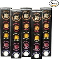 TERRAMAR MALLORCA - 5 x Flor de Sal Black Edition Gurmaniškos druskos rinkinys, sudarytas iš 5 Maljorkos jūros druskos ir prieskonių, idealus dovanų rinkinys (5 x 100 g)