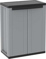 Terry 1002821 J-LINE 68 plastikinė spintelė, 68 x 37,5 x 85 cm, pilka