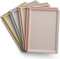 Tescoma 378828 Kompaktiškos pjaustymo lentelės su stovu 25 x 17 cm kombinuotos, 4 vnt., kurias galima plauti indaplovėje