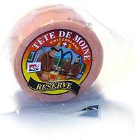 Tete de Moine RESERVE AOP "Monk's Head" sūris 400 g, skirtas "Girolle" sūrio pjaustytuvui Pusė kepalo Šaldymo dėžutė su polistireno dėžute ir specialia ledo pakuote maisto produktams gabenti