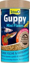 Tetra Guppy Mini dribsniai, subalansuoti maistingi dribsniai gupijoms, įvairių rūšių