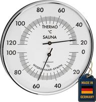 TFA Dostmann 40.1032 Analoginis pirties termo-higrometras Temperatūros drėgmės matavimas Tikslus plaukų sintetinis mechanizmas Baltas