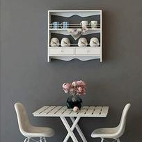 THE FURNITURE PROJECT by Homemania Mensola Medinė spinta, balta, 80 x 13 x 76 cm