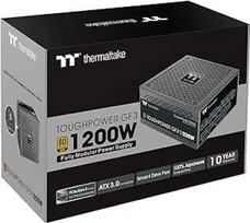 Thermaltake Toughpower GF3 1200W | PC ATX 3.0 maitinimo šaltinis | PCIe Gen 5.0 | 80-Plus Gold | Visiškai modulinis | Tylus 140 ventiliatorių | ES sertifikatas