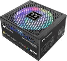 Thermaltake Toughpower GF1 750W ARGB PC ATX maitinimo šaltinis 80-Plus Gold visiškai modulinis tylus 140 ventiliatorių ES sertifikuotas juodas