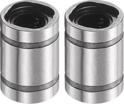 Tiekėjų žemėlapis LM5UU linijiniai rutuliniai guoliai: 5 mm vidinis skersmuo, 10 mm išorinis skersmuo, 15 mm ilgis, dvipusis gumos sandariklis; linijinio judesio guoliai, skirti 3D spausdintuvams ir CNC staklėms, ABEC3