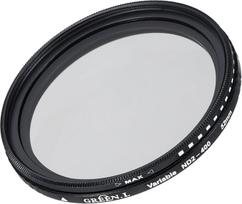 Tiekėjų žemėlapis ND2-400 Kintamo neutralaus tankio 52 mm apvalus ND filtras, pilkosios skalės filtras, skirtas fotoaparato objektyvui