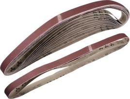 Tiekėjų žemėlapis: šlifavimo juosta, 25 mm x 1065 mm, 120 grūdėtumas, aliuminio oksidas, 12 vnt.