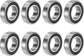Tiekimo schema 6005-2RS gilaus griovelio rutuliniai guoliai, vidinis skersmuo 25 mm, išorinis skersmuo 47 mm, storis 12 mm, dvigubai apsaugoti, pagaminti iš chromuoto plieno, 8 vnt. pakuotėje
