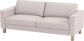 Tik sofos užvalkalas.Patvarus audinio sofos užvalkalas Karlstad trims 3 sėdimoms vietoms (be lovos) (Plotis: 205 cm) Užvalkalas suderinamas su iKea Karlstad užvalkalu (Poliesterio linų smėlio spalvos)