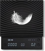 TIMEMORE „Black Mirror Basic 3“ kavos svarstyklės, 0,1 g, 2 kg, laikmatis, juodos spalvos