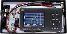 Tinklo analizatorius, nešiojamas 6 GHz SA6 analizatorius ir signalo generatorius, 3,2 colių jutiklinis ekranas, įmontuota baterija, 35–6200 MHz įvestis, valdymas per kompiuterį (SA6 atnaujinta versija)
