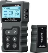 Tinklo kabelių testeris, tinklo RJ45 testeris su LCD ekranu, tinklo kabelių testeris su POE funkcija, skirtas CAT5e/CAT6/CAT6a, skirtas RJ45 laidumo testavimui ir komutatoriaus kilpos atgalinio ryšio bei POE aptikimui