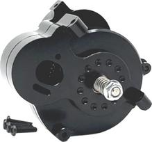 TISHITA RC pavarų dėžė, aliuminio pavarų blokas, atsarginė ašis, metalinis variklio laikiklis, centrinis montavimas, skirtas MN128, MN86, MN86S 1/12 RC automobilių modeliams, keitimui, savarankiškam remontui, JUODA